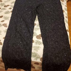 Gorgeous Black Beaded Pants